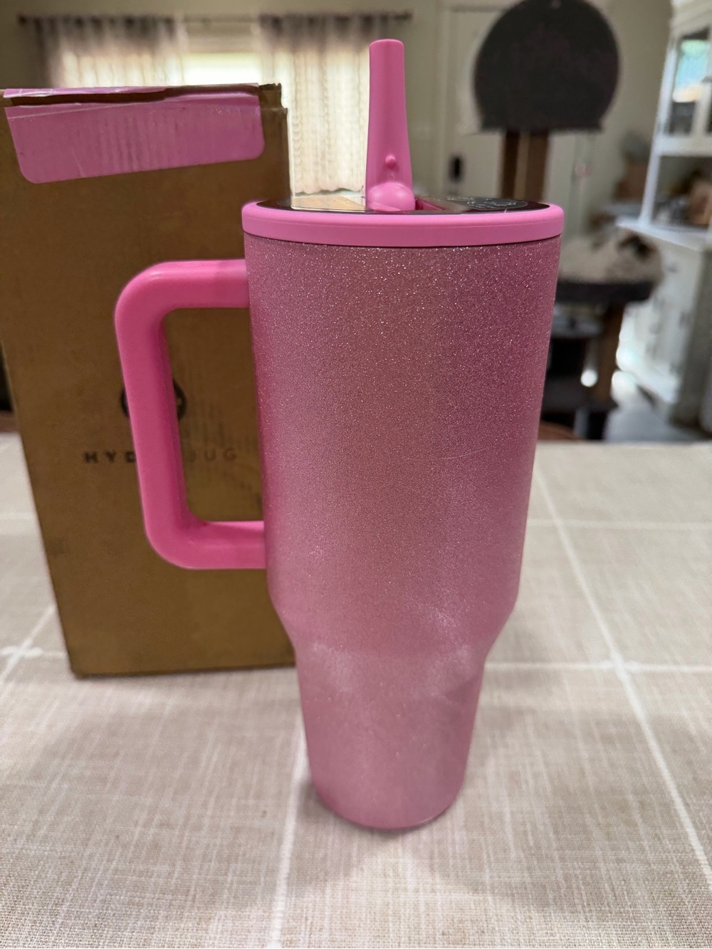 40oz Pretty In Pink HydroJug - Picture 3 of 8